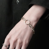 Dual Chain Bracelet【Silver925】