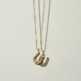 Horseshoe Necklace(Gold) 【Silver925】