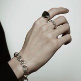 Circle Chain Bracelet【Silver925】